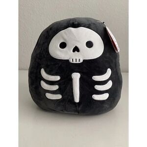 Squishmallows Stix 12” Inch Black White Skeleton Non-Metallic Halloween NEW